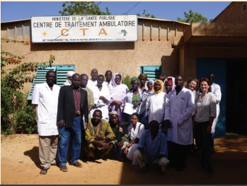 Le centre de traitement ambulatoire de Niamey financé par Entraide Santé 92